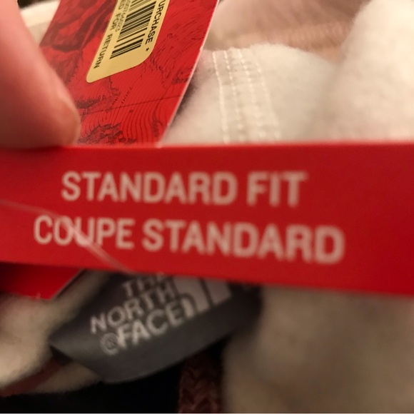 The North Face Light beige Hoodie Jacket Large new - Picture 5 of 11